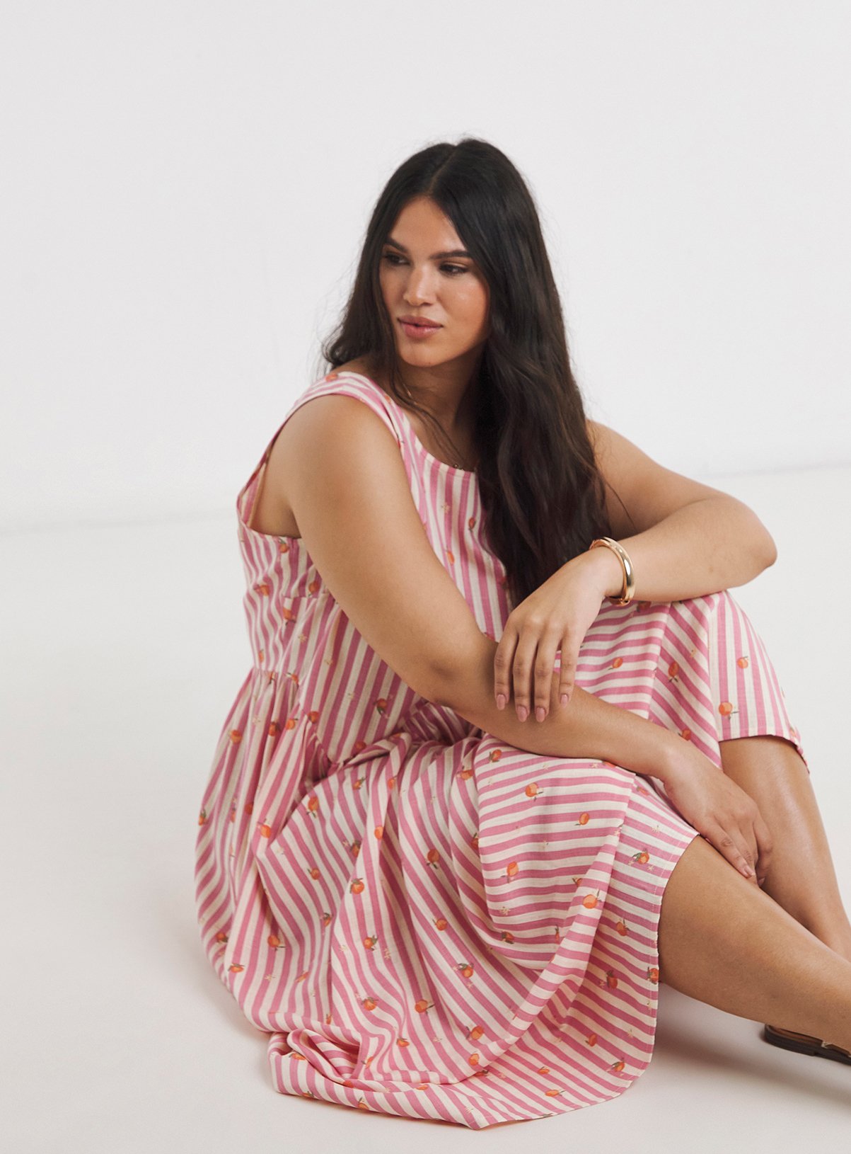 SIMPLY BE Apron Midaxi Dress 14 - Image 4 thumbnail